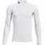 Under Armour Boys' ColdGear Mock Long Sleeve White